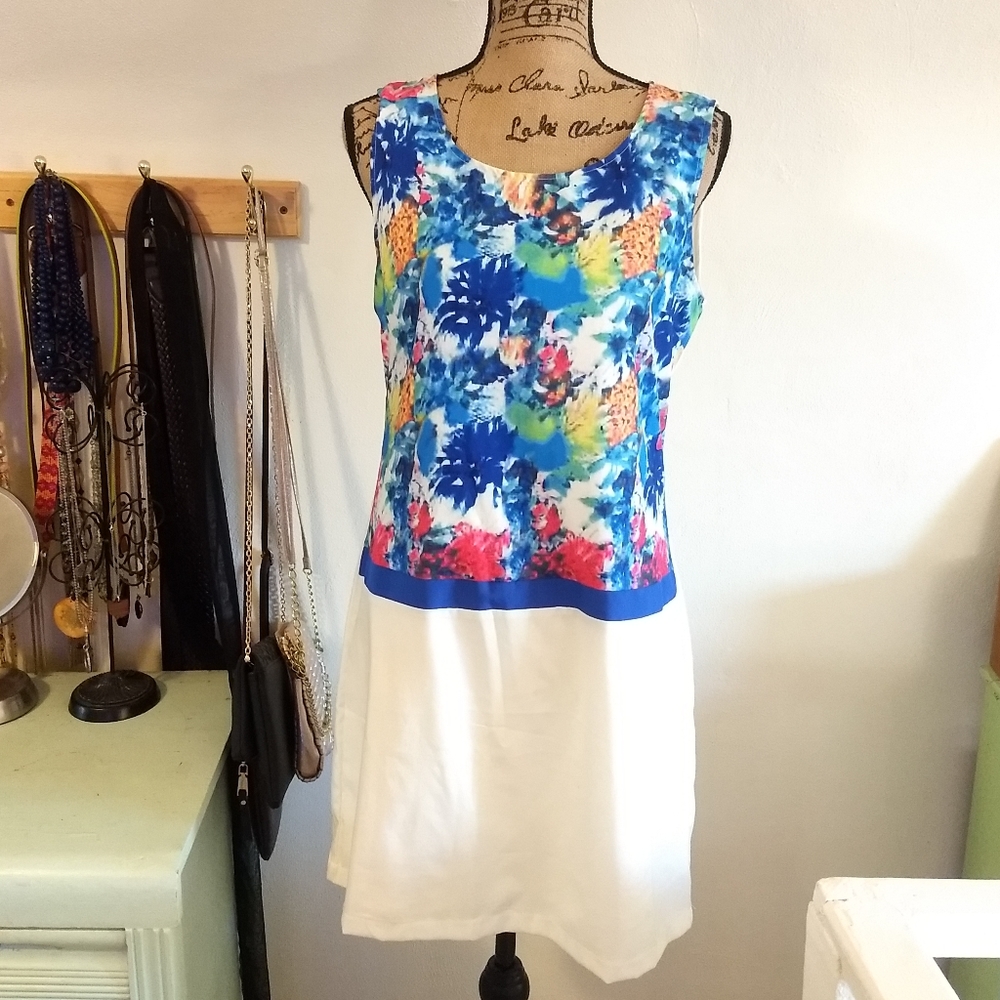 NWT John Fashion Large Floral Easter Dress